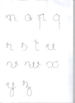 alphabet cursives 2